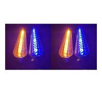 Indicatore di direzioneYI Indicatori Di Direzione Per Moto, Luci Posizione Laterali, Luci Stop Diurne Per Suzuki GSX650F DR350(4pcs Blue)