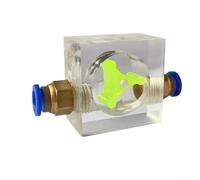 Indicatore di flusso d'acqua per macchina da incidere per raffreddamento motore mandrino con rilevamento del flusso a due vie e design compatto e leggero per una facile installazione (14 mm)