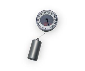 INDICATORE DI LIVELLO ACQUA GASOLIO SERBATOIO CISTERNE VISTA ORIZZONTALE