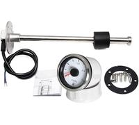 Indicatore di Livello del Serbatoio del Carburante per Auto E Barche Marine da 52 Mm, Sensore Galleggiante del Carburante da 0-190Ω + Indicatore di Livello del Carburante, Indica, Only Gauge
