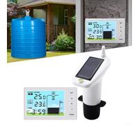 Indicatore di livello del serbatoio dell'olio, misuratore di livello dell'acqua digitale ad energia solare con monitor della temperatura display LCD ricarica di tipo C per la misurazione del serbatoio