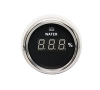Indicatore di livello dell'acqua digitale con retroilluminazione a LED rossa 0-190ohm Indicatore di livello del serbatoio dell'acqua for sensore barca camper 12V / 24V per barca, auto, camion, camper(