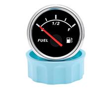 Indicatore di livello dell'acqua for indicatore di livello carburante for auto 0-190Ohm/240-33Ohm da 2 "52mm con luce rossa for yacht for barche auto Monitoraggio stabile(Fuel 0-190ohm BS)