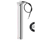 Indicatore di livello delle acque reflue digitale a luce rossa da 52 mm con allarme flash 0-190 ohm Sensore Misuratore del serbatoio raccolta HTG for barca personalizzato(250mm Sensor)