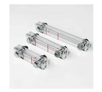 Indicatore di livello dell'olio, Indicatore di livello dell'olio del compressore d'aria a vite, spia dell'olio, dimensioni multiple, argento(135mm Screw M10)