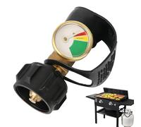 Indicatore Di Livello ga s Propano, Regolatore ga s Bombola Gpl Attacco Rapido, Per Barbecue, Campeggio, Importación 25-250 Psi, Exportación 2.5-20 Psi, 8000-15000 Btu/H, 9.14×6.09 Cm