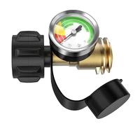 Indicatore Di Livello GPL - Indicatore del Livello della Bombola di Propano | Monitor Pressione 2-18 kg con Attacco QCC1 Tipo 1 per Stufe da Campeggio RVCucine Esterne Bruciatori Riscaldatori - Per St