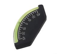 Indicatore di livello inclinometro 45° per fuoristrada, ATV, camion e barche, alloggiamento in ABS con sfera in acciaio, 90 x 42 x 10 mm, nero/giallo