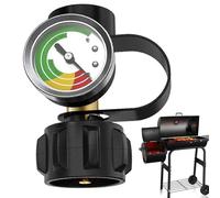 Indicatore di Livello per Bombole di GPL - Indicatore del Livello della Bombola di Propano | Rilevatore di Perdite 2-18 kg con Connessione QCC1 Tipo 1 - Riscaldatori Griglie BBQ Fornelli da Campo Bruc