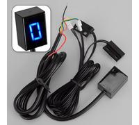 Indicatore Di Marcia Digitale Universale Blu Per Moto