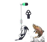 Indicatore di morso di, allarme esca di canna da di notte - Allarme di regolabile | ABS faro vite pulsante morso esca allarme pesce esca per famiglia amici colleghi pescatori profes