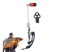 Indicatore di morso di, allarme esca di canna da notturna,Allarme di portatile regolabile - Allarme esca di pesce, allarme morso di esca, faro ABS per gli appassionati di p