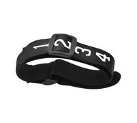 Indicatore di numero in basso per il calcio, polso numerato per il calcio | Clip per catena da arbitro in nylon | Accessori per partite sportive, indicatore per arbitro, clip laterale scorrevole per a