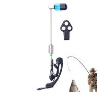 Indicatore di pesca, allarme esca per pesce, indicatore morso di carpa - Allarme da pesca portatile regolabile,Allarme esca morso pulsante vite faro abs per colleghi di amici