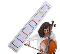 Indicatore di posizione delle dita per violoncello | Adesivo per tastiera, marcatori di tasti,Etichetta della decalcomania di posizione delle guide dita del violoncello con marcatori di tasti