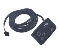 Indicatore di potenza a LED per biciclette elettriche e scooter, 24 V/36 V/48 V, compatibile con UART, cruscotto digitale con indicatori di marcia e lampada