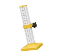 Indicatore di precisione in lega ABS, righello giallo | Strumento di calibrazione della costruzione dello strumento dei livelli dell'ABS della lega per le misure di allineamento