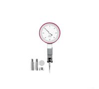 Indicatore di prova del quadrante per misurazioni precise 0 0 8 mm gamma con 0 002 graduazione con nucleo in ottone e struttura cromata con punto di contatto di inversione (piccolo 0-0,8 mm)