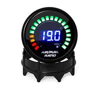 Indicatore di rapporto carburante aria 52mm Display digitale a LED ossigeno O2 a banda stretta livello for auto for da corsa 12V,Monitor preciso(2)