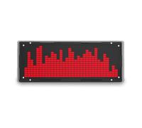 Indicatore di segnale audio stereo Visualizzatore bianco Kit fai da te | Questo kit di visualizzatori audio fai da te mostra l'ampiezza della musica reale con otto effetti e livelli di luminosità
