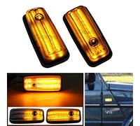 Indicatore di segnale di indicatore di direzione a LED ambra sequenziale di ricambio per M-ercedes Ben-z Classe G W463 W461 G500 G550 G55 G63 G65 (Nero)