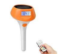 Indicatore di temperatura automatico della luce della piscina ad energia solare con valutazione impermeabile IP68 per uso interno ed esterno termografo impermeabile per piscina