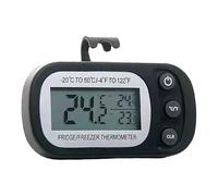 Indicatore di temperatura del frigorifero, Indicatore di temperatura del congelatore, digitale della ambiente impermeabile - Ampio display LCD, funzione di registrazione massimo/