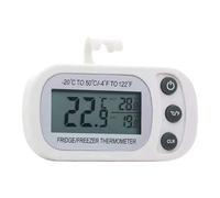 Indicatore di temperatura del frigorifero, indicatore di temperatura del congelatore | Misuratore digitale da cucina resistente all'acqua - Funzione di registrazione max/minimo, grande display LCD