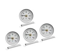 Indicatore di temperatura della temperatura del tubo a clip da 4X 63 mm con