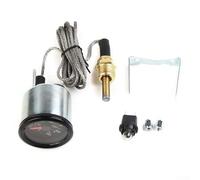 Indicatore di temperatura dell'acqua in stile puntatore con sensore per veicoli, contatore meccanico compatibile con 12 V, display a doppia scala in gradi centigradi e Fahrenheit, quadrante da 52 mm