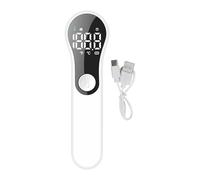 Indicatore di temperatura, display LCD del pirometro portatile, termometro IR multifunzione, design elegante, leggero ed ergonomico, misurazioni igieniche, per casa, ospedale