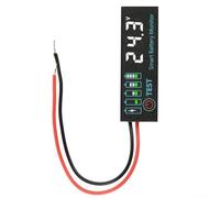 Indicatore di tensione della batteria a LED DC 7-55 V con soglie alta/basse regolabili, memoria di spegnimento e ampia compatibilità per batterie agli ioni di litio, LFP e piombo-acido