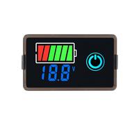 Indicatore di tensione digitale DC 8-100V per batteria al litio piombo-acido 12V/24V/36V/48V Interruttore anti-inversione a due fili A