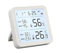 Indicatore di umidità della Temperatura -9,9 a 60 ℃ Termometro Digitale Wi-Fi per Interni Igrometro con Design di Sicurezza Professionale, Avvisi in Tempo Reale per Livelli di