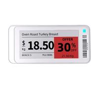 Indicatore digitale per mensola: display magnetico wireless, comunicazione dei intelligente, soluzione intelligente per bacheca informativa per rivenditori | Identificazione di Actuali