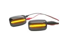 Indicatore Direzione 1 Coppia Per Toyota Landcruiser 70 80 100 Serie 12V Indicatori Di Direzione Dinamici A LED Laterali Ripetitori Luci Parafango Freccia Specchietto(Black)
