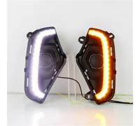 INDICATORE DIREZIONE 2 Luci Diurne A LED Per Auto Per Toyota Per RAV4 Per RAV 4 2023 Con Indicatori Direzione Dinamici DRL Copertura Fendinebbia FRECCIA SPECCHIETTO LATERALE(White and Yellow)