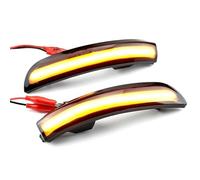 Indicatore Direzione 2pcs Dinamico Lampeggiante Led Indicatori Di Direzione Affumicato Che Scorre Specchietto Retrovisore Indicatore Di Per Ford Per Kuga Per Ecosport Fanale Fanalino Freccia ( Colore