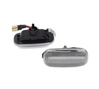 Indicatore Direzione Auto Compatibile Con A4 S4 RS4 B8 2005 2006 2007 2008 2 Pezzi Luce Di Segnalazione Laterale Dinamica Ripetitore Segnale Indicatore Di Direzione Luce Lampeggiante Sequenziale(Clear