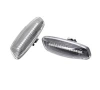 Indicatore Direzione Auto Compatibile Con Citroen Per C4 2010 2011 2012 2013 2014 2015 2016 2017 2018 6325G5 Indicatore Direzione Segnalazione Laterale Ripetitore Luci Lampeggianti Scorrevoli(Clear)