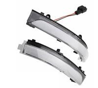 Indicatore Direzione Auto Compatibile Con Fox Per Golf G5 G6 G7 G8 2010-2021 5Z0949101 2 Pezzi Dinamico Indicatori Di Direzione Specchietti Laterali Luci Ripetitore Lampade Di Segnalazione(White)