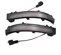 Indicatore Direzione Auto Compatibile Con Fox Per Golf G5 G6 G7 G8 2010-2021 5Z0949101 2 Pezzi Dinamico Indicatori Di Direzione Specchietti Laterali Luci Ripetitore Lampade Di Segnalazione(Black)
