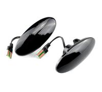 Indicatore Direzione Auto Compatibile Con Nissan Per Note 2006 2007 2008 2009 2010 Luci Di Direzione Sinistra Destra Per Auto Luci Di Posizione Laterali Lampeggianti 26160-8990A 26160-89900(Nero)