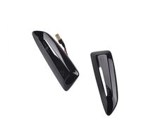 Indicatore Direzione Auto Compatibile Con Opel Per Astra J P10 Per CC Per Caravan 13491089 2x Luci Di Posizione Laterali Dinamiche Luce Di Direzione Scorrevole Lampada Ripetitrice Laterale(Black)