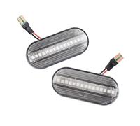 Indicatore Direzione Auto Compatibile Con Per Passat 3BG 2000-2003 Per Golf 3 1995-1999 Per Sharan 1995-2000 Luci Di Posizione Laterali Dinamiche Per Auto Luci Di Segnalazione Spia(Clear)