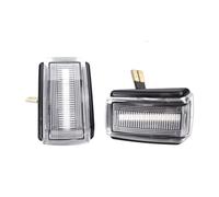 Indicatore Direzione Auto Compatibile con Volvo per 850 1991 1992 1993 1994 1995 1996 Car Dynamic Front Side Marker Turn Signal Indicator Lights Replacement Parts(Silver)
