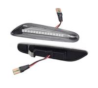 indicatore direzione Dinamica HA CONDOTTO LA Luce di Indicatore Laterale Per BMW E60 E61 E90 E91 E87 E81 E84 E88 E92 E93 E82 1 3 5 serie x1 2004 2010 indicatore laterale(Smoke Clear)