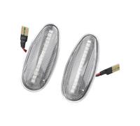 Indicatore Direzione Dinamico Compatibile Con Mitsubishi Per Galant 2003-2012 Per Space For Wagon 1998-2004 Lampeggiatore Dinamico Indicatore Direzione Laterale Lampada Segnalazione(White)