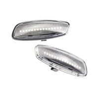 Indicatore Direzione Laterale Compatibile Con Peugeot 308 2007 2008 2009 2010 2011 2012 2013 2014 2015 Luce Segnalazione Laterale Dinamica Sinistra Destra Per Auto, Lampeggiante Sequenziale(Clear)