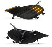 Indicatore Direzione Laterale Compatibile Con Porsche Per Cayenne 955 2003 2004 2005 2006 Indicatore Di Direzione Sinistro Destro Per Auto Luce Di Posizione Laterale Dinamica 95563103301(Nero)